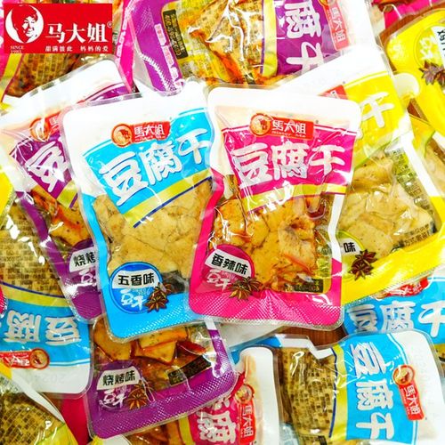 散装麻辣五香豆腐干 小包装里的大满足，休闲时刻的经典小吃